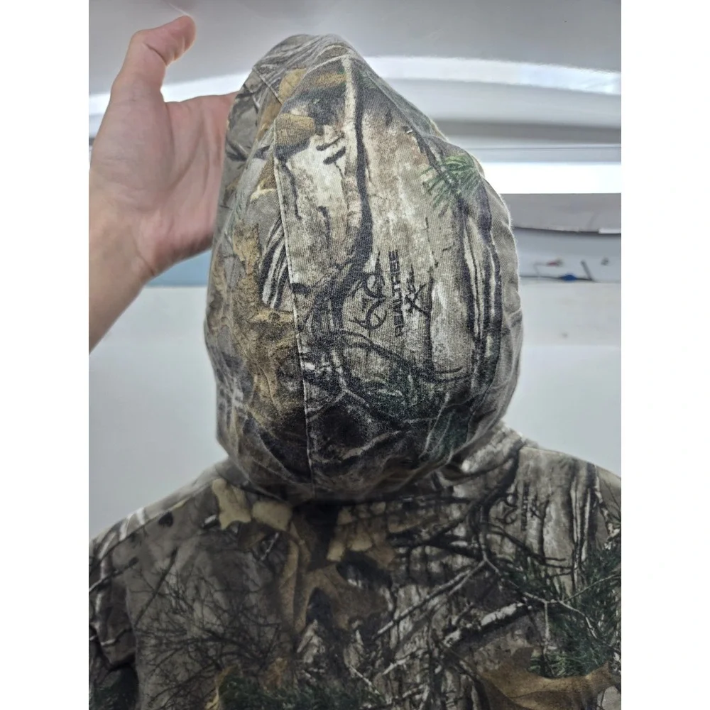Carhartt Kids Hooded Reversible Jacket XL(18/20) Olive Green/Camo Realtree